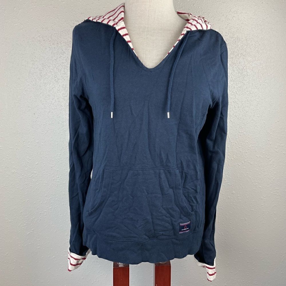 Liz Claiborne Navy Hoodie and Matching Casual Pants Size M EUC